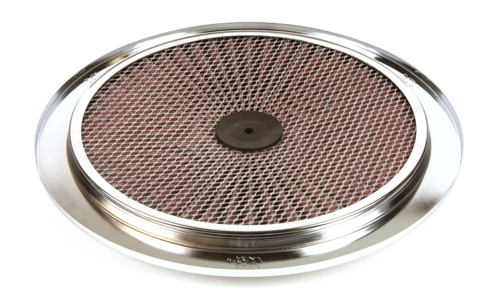 66-1401XP – K&N FILTER Air Cleaner Cover, 14 Inch Outside Diameter Red/ Silver K&N Logo - view 2